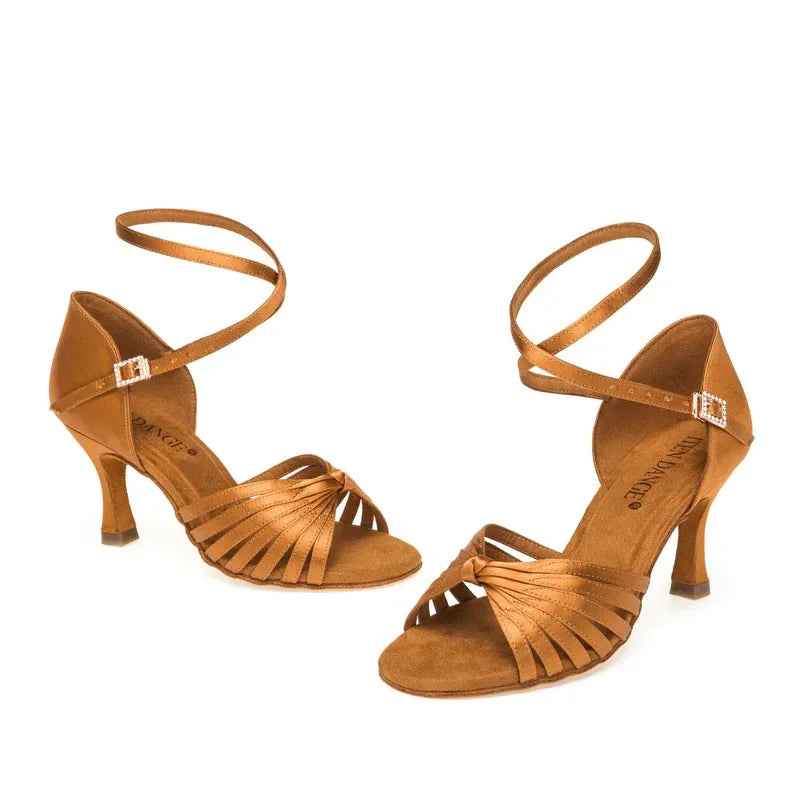 Professional Latin Dance Shoes Adult Womens High Heel Soft Soled Teacher Shoes Performance Shoes Latin Dance Shoes - The Velvet Finch