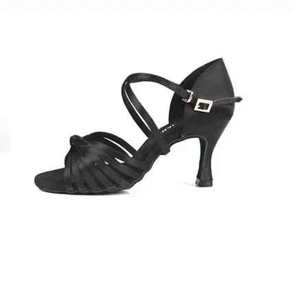 Professional Latin Dance Shoes Adult Womens High Heel Soft Soled Teacher Shoes Performance Shoes Latin Dance Shoes - The Velvet Finch